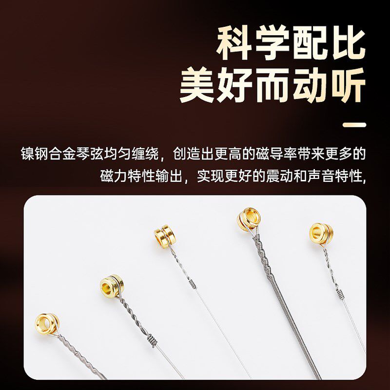 路狗电吉他琴弦套装全套弦一弦覆膜防锈电吉他弦演奏练习弦线1046