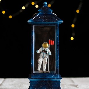 航天员音乐盒太空宇航员水晶球创意礼物送男生儿童八音盒夜灯摆件
