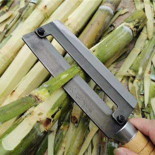 久保利甘蔗刀削皮器削甘蔗皮的刀水果店专用型加厚刮甘蔗刨皮刀