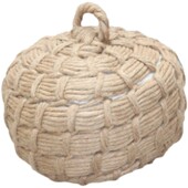 船用尼龙靠球游艇防撞靠球手工编织码 头防撞碰垫棕绳麻绳防撞靠球