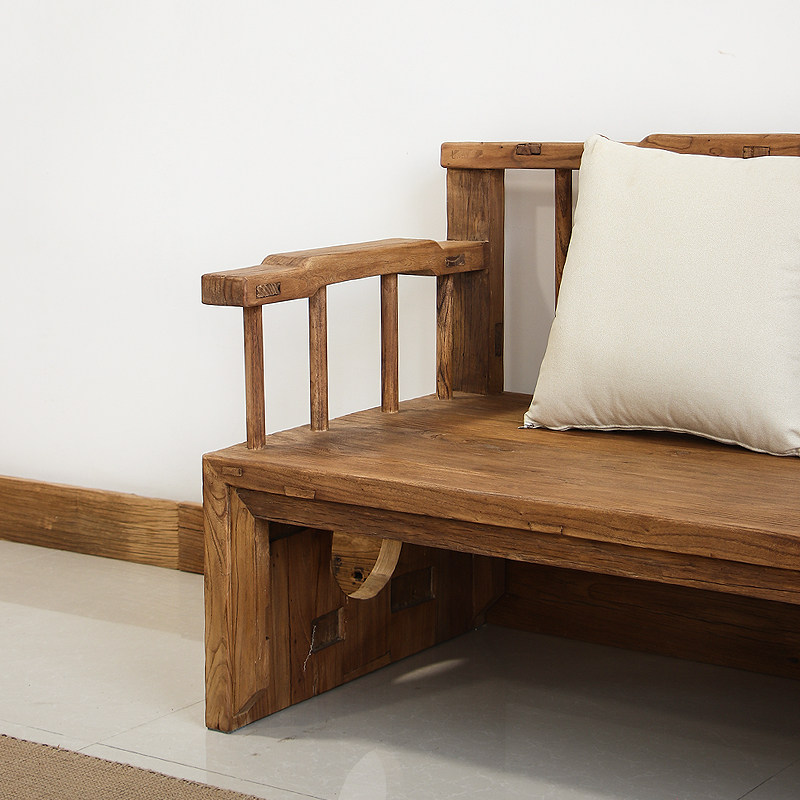 老榆木家具 原木纯实木排椅 长条凳双人椅子餐椅公园椅休闲咖啡椅,住宅家具,实木沙发,淘宝优惠券,粉丝福利购,淘宝优惠卷