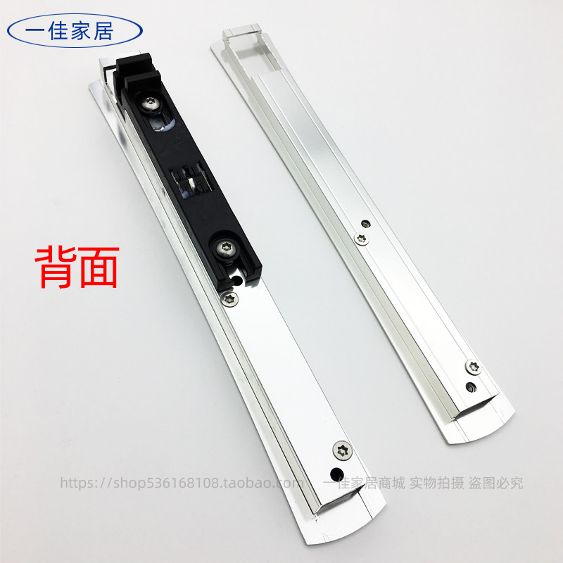 双面扳动式推拉一字锁铝合金重型推拉移门两点锁派阁款平面锁256