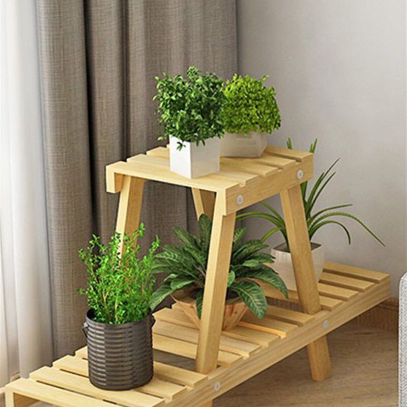 实木阳台花架木制客厅盆景架子碳化木头花架子木质地面组装落地式,住宅家具,花架/花几,淘宝优惠券,粉丝福利购,淘宝优惠卷