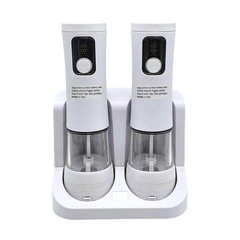 电动胡椒研磨器家用厨房调料黑胡椒粒研磨瓶自动胡椒粉USB充电式
