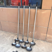 钢柄下水道捞渣勺漏勺加厚钢板铁勺铁瓢清理化粪池淤泥掏粪勺长