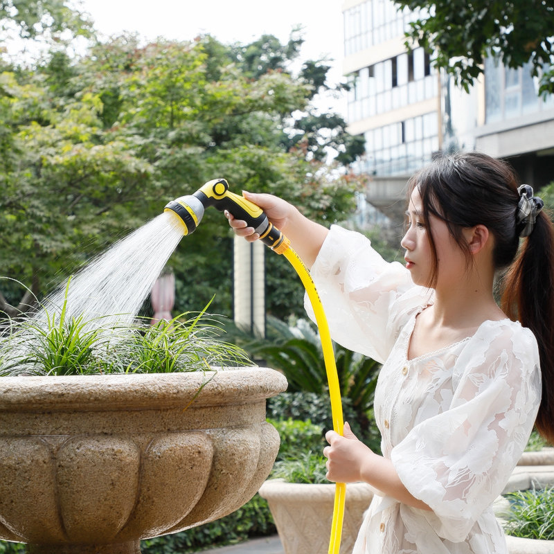 花园浇花喷头家用水管软管自来水管浇水神器园艺水枪洒水浇菜农用