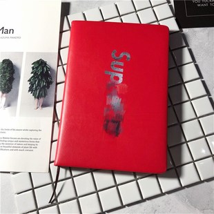 包邮sup皮面本子笔记本记事本办公学生学习笔记开会日记本