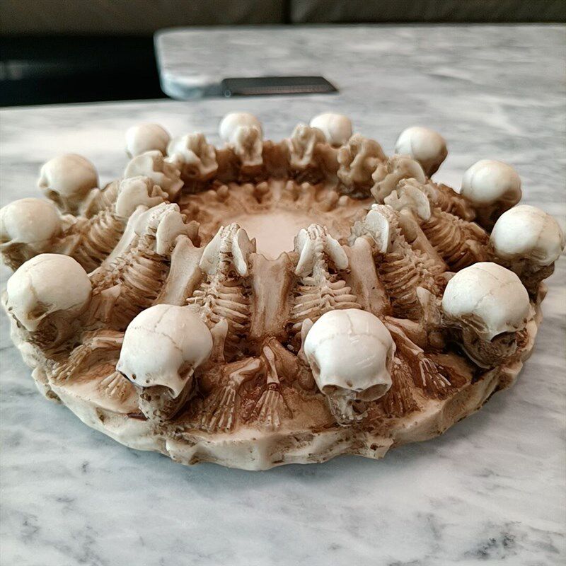 包邮创意个性时尚烟灰缸装饰复古摆设摆件礼品礼物骷髅头烟灰缸