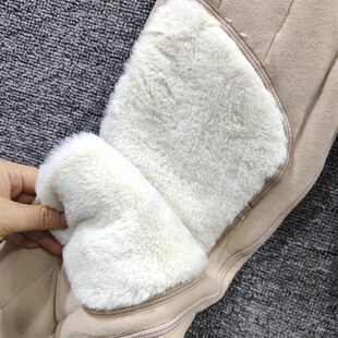 丰容2250冬季棉裤女加绒加厚高腰保暖裤护膝护腰加肥加大码羊毛裤