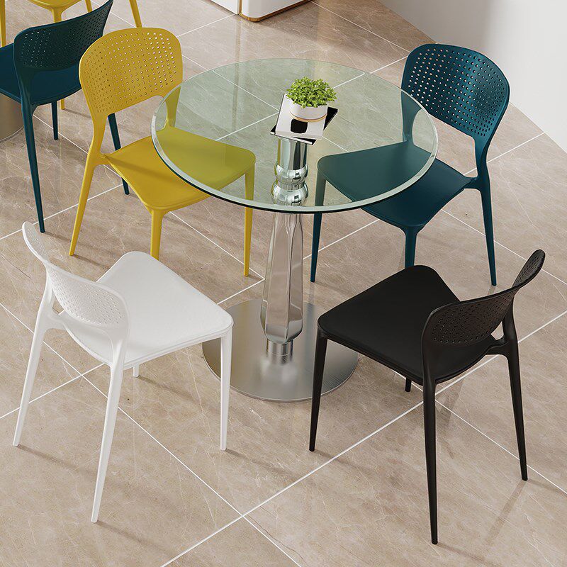 钢化玻璃餐桌玻璃圆桌洽谈桌椅组合会客桌饭桌家用小圆桌子玻璃桌,住宅家具,玻璃餐桌,淘宝优惠券,粉丝福利购,淘宝优惠卷