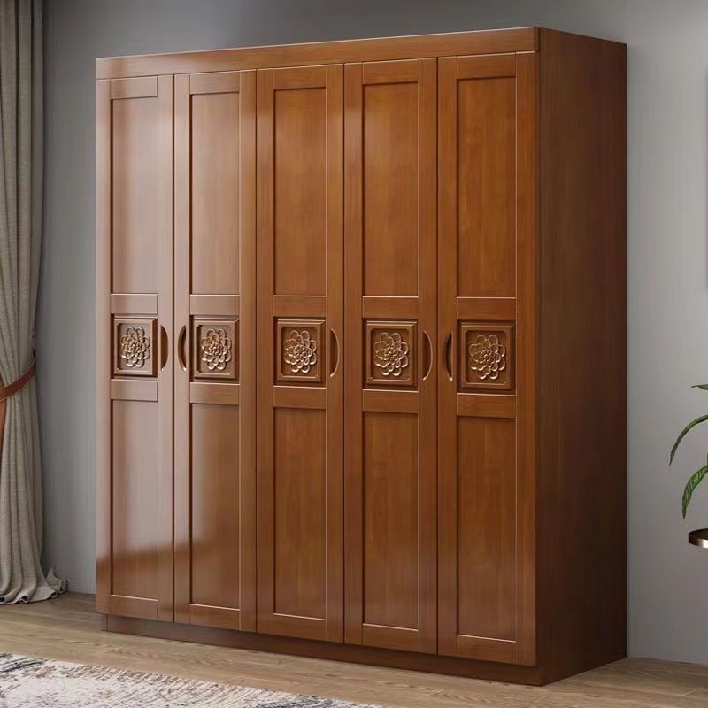 中式实木衣柜对开门衣柜家用卧室简约收纳衣柜大衣橱组合,住宅家具,皮布沙发,淘宝优惠券,粉丝福利购,淘宝优惠卷