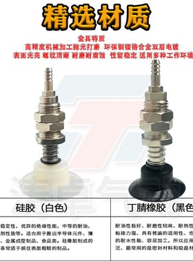 涛卓真空吸盘 PAFS20-15-S工业真空金具机械手配件吸盘支架吸盘座