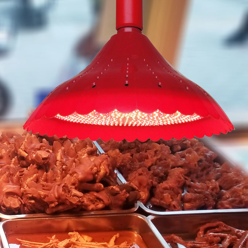 Led生鲜灯熟食卤菜卤肉灯市场专用灯珠贴片透镜红光+黄光螺口灯头,家装灯饰光源,LED球泡灯,淘宝优惠券,粉丝福利购,淘宝优惠卷