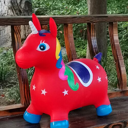 儿童充气玩具跳跳马宝宝坐骑小马骑马皮马加厚加大木马充气跳跳鹿