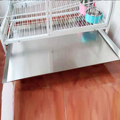 新品 无毛刺盘子 上市可定制不锈钢托盘不锈钢笼子托盘狗笼子加厚