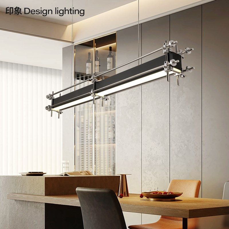 【光轴】新款设计师餐厅吊灯工业风咖啡厅创意办公室长条吧台灯,家装灯饰光源,餐厅吊灯,淘宝优惠券,粉丝福利购,淘宝优惠卷