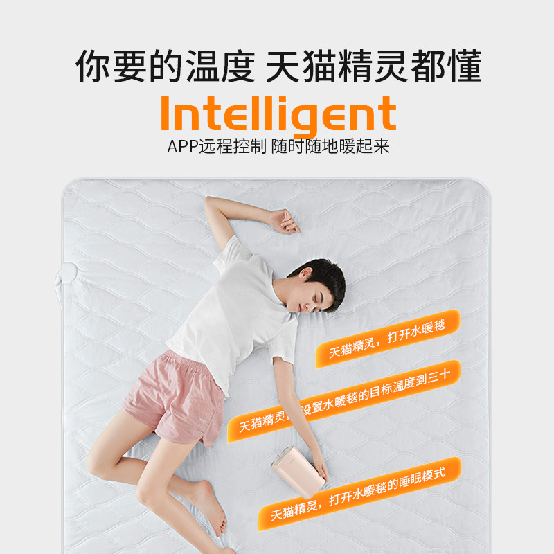 绘睡水暖毯青春版双人水循环水暖电热毯不干燥家用智能恒温水暖垫