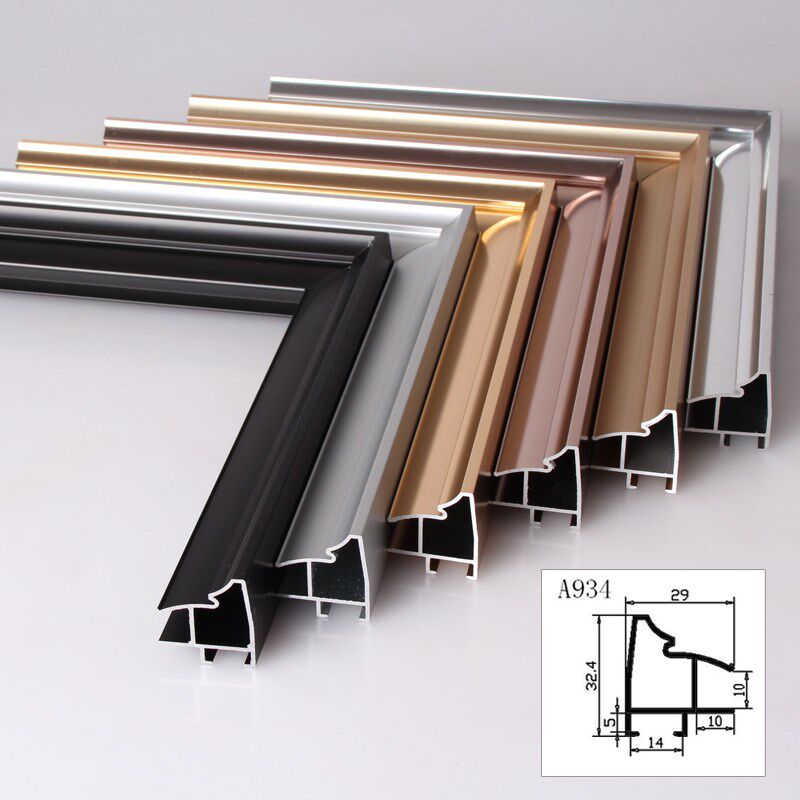 铂赞934相框定制铝合金画框大尺寸海报广告写真拼图相片镜框挂墙