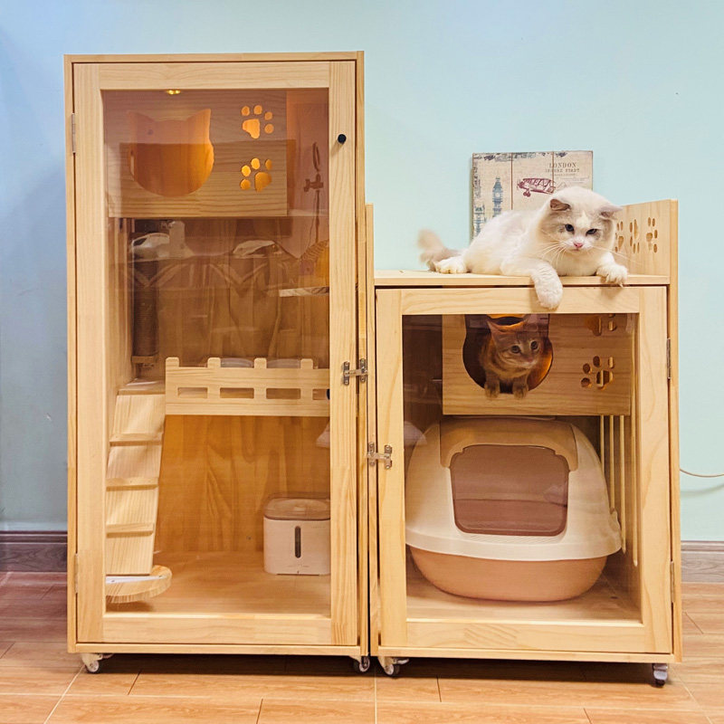 木制猫别墅猫笼猫舍猫展示柜大型猫窝猫房猫笼具宠物笼猫床猫繁育,宠物/宠物食品及用品,猫笼子/猫别墅,淘宝优惠券,粉丝福利购,淘宝优惠卷