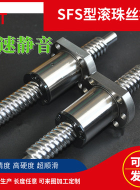 高速静音SFS滚珠丝杠副1210 1605 2020 25104020 螺杆升降机滑台