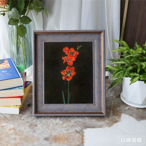 以琳画框24年新款复古欧式古典装裱油画海报展示拼图照片框