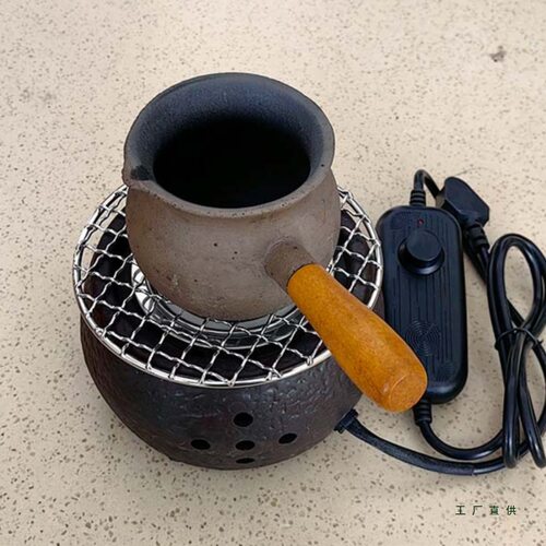 复古陶瓷电热围炉煮茶炉