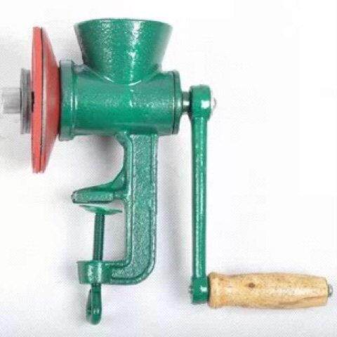 德国品质家用手摇铸铁绞磨机手动磨粉机小型粉碎机磨面机绞肉机研