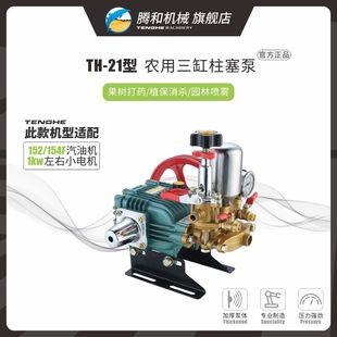 腾和21型小三缸柱塞泵 小型高压农用打药机机动喷雾器配152/154用