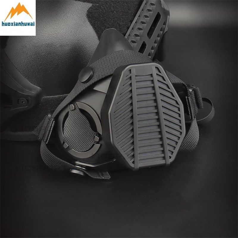 军迷战术呼吸器 耐磨耐用面罩便捷两用高效滤网防尘微颗粒