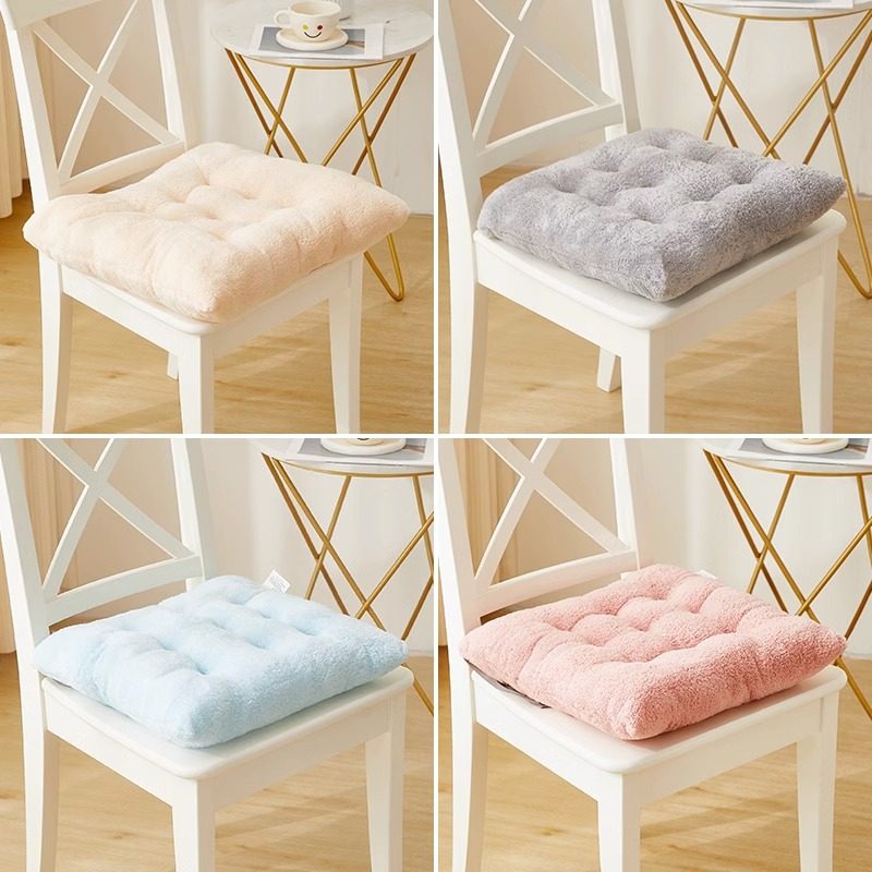 坐垫毛绒椅子垫办公室久坐软座垫子加厚防滑学生冬季板凳子垫屁垫,居家布艺,椅垫,淘宝优惠券,粉丝福利购,淘宝优惠卷