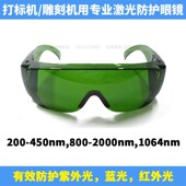 1064nm光纤打标机雕刻机用激光护目镜焊接机防护眼镜全波段防护罩