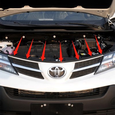 适用RAV4荣放141516171819年款前发动机舱引擎盖中网上密封橡胶条
