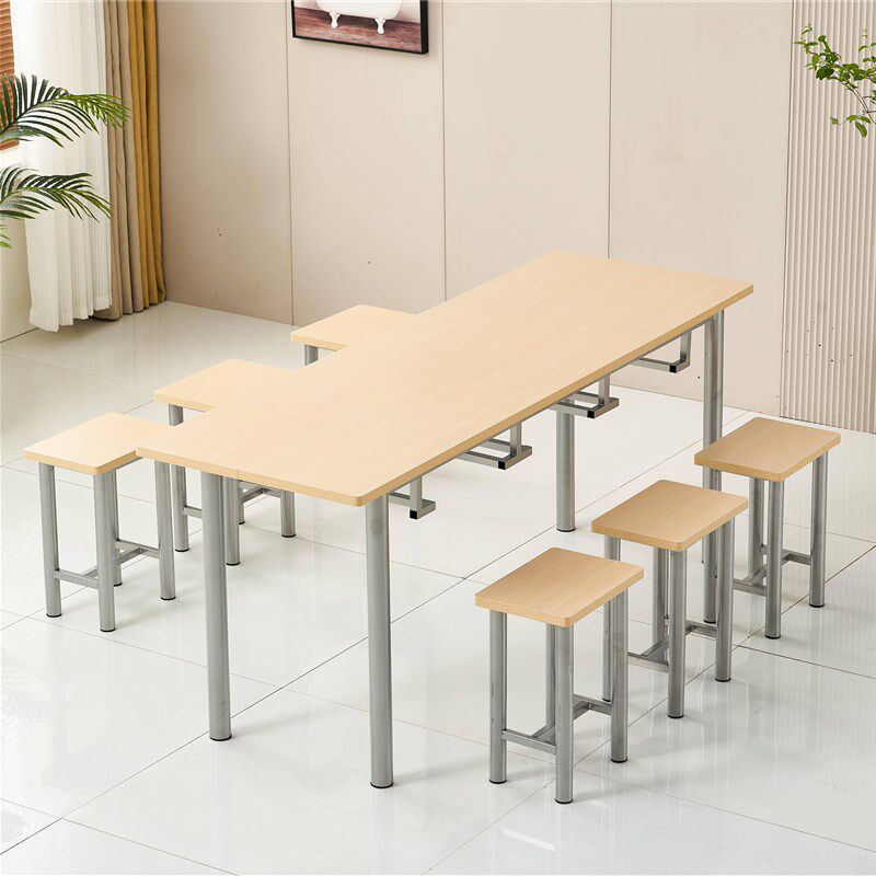 食堂餐桌椅组合餐桌学校饭堂员工餐厅小吃店4人6人8人位挂凳桌椅,住宅家具,板木餐桌,淘宝优惠券,粉丝福利购,淘宝优惠卷