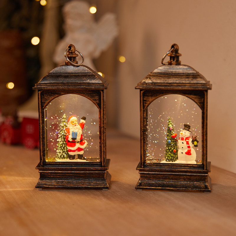 耶诞节装饰品水晶球八音盒飘雪手提小夜灯氛围防风灯礼物桌面摆件,节庆用品/礼品,圣诞装饰品,淘宝优惠券,粉丝福利购,淘宝优惠卷