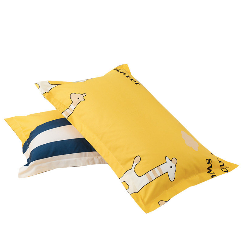 雀语纯棉枕套全棉枕头套学生宿舍整套四季款枕芯套48*74cm一对装,床上用品,枕套,淘宝优惠券,粉丝福利购,淘宝优惠卷