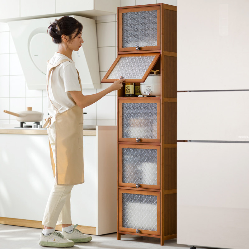 厨房置物架带门客厅餐边柜子缝隙置物柜盘碟电器调味料夹缝储物柜,厨房/烹饪用具,厨房置物架/置物柜/角架,淘宝优惠券,粉丝福利购,淘宝优惠卷