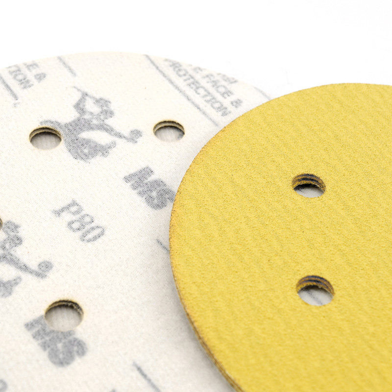 MS猛士干磨植绒黄砂5寸6孔气动机汽车打磨抛光自粘盘圆形砂纸片,五金/工具,其它漆工工具,淘宝优惠券,粉丝福利购,淘宝优惠卷