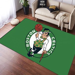 篮球系列男生地毯 湖人队勇士队卧室床边毯宿舍房间客厅防滑地垫