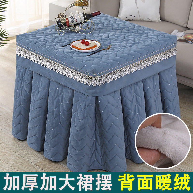 加厚双面绒电炉罩套正方形取暖桌布罩冬季新款烤火桌罩套火架被罩,居家布艺,烤火罩,淘宝优惠券,粉丝福利购,淘宝优惠卷