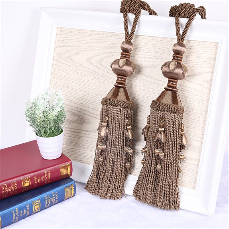 天河花边欧式人造丝窗帘挂球扣绑绳吊穗坠辅料配流苏墙钩家居装饰,居家布艺,挂钩/挂球,淘宝优惠券,粉丝福利购,淘宝优惠卷