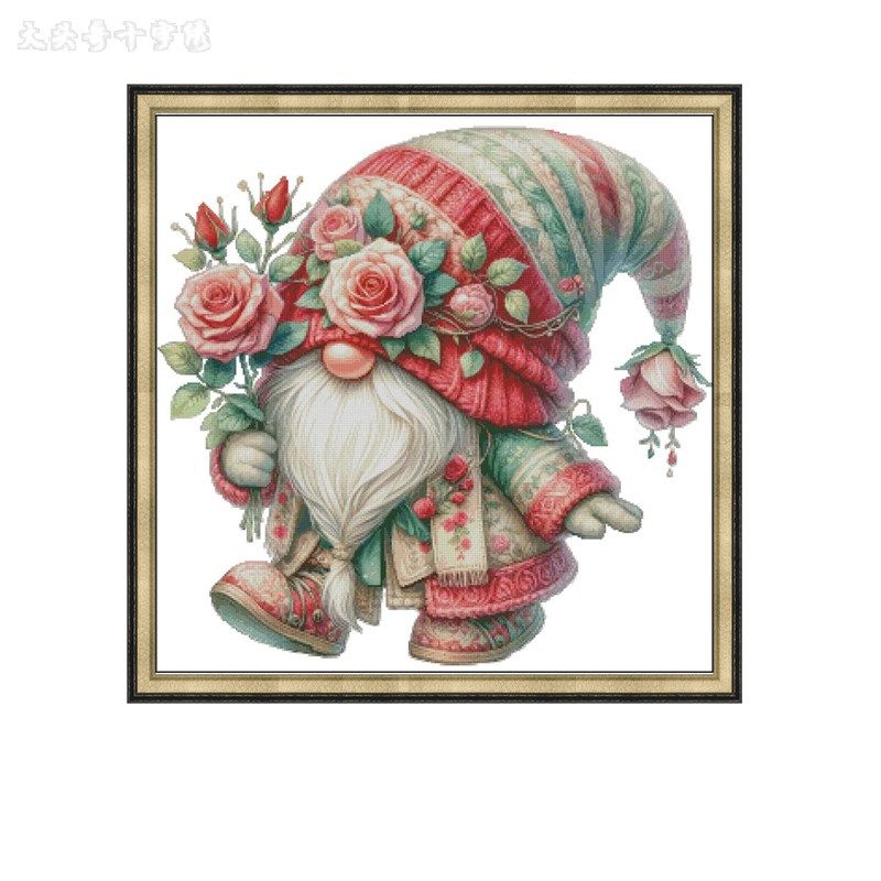 【ZZ5230-蔷薇小矮人】十字绣2024新款手工客厅卧室小件可爱卡通,居家布艺,十字绣套件,淘宝优惠券,粉丝福利购,淘宝优惠卷