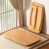 飘窗小桌子家用炕几非实木榻榻米日式 坐地矮桌卧室可折叠简约茶几