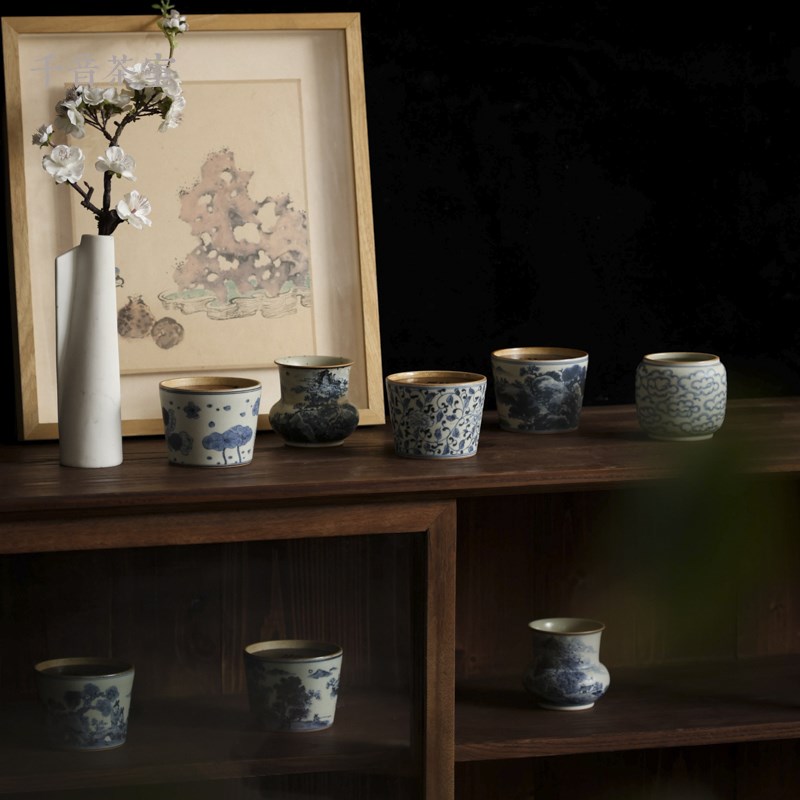 【朴云堂手绘建水】纯手工茶器茶道笔洗茶洗专业茶室养壶干泡茶具