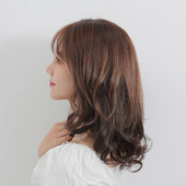 假发大波浪真发长卷发一片式 35长无痕u型卷发片短卷发接发短发片