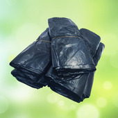 包邮 加厚手提垃圾袋背心式 塑料袋黑色中小号家用办公厨房一斤