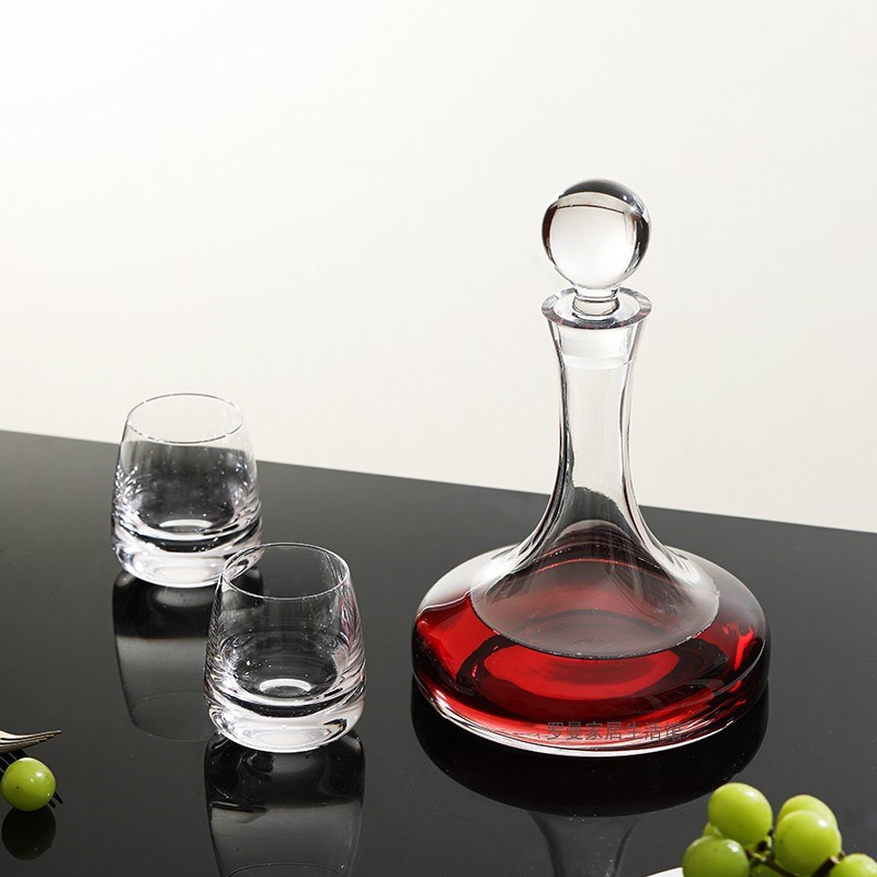 高档水晶玻璃酒具餐厅红酒醒酒器洋酒杯威士忌杯展厅酒壶酒柜饰品