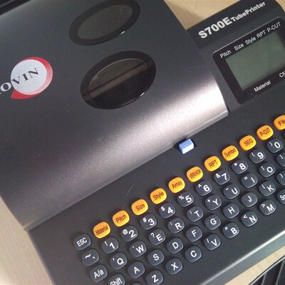 标映线号机 S700E 英文版可连电脑套管打号机热缩管打码机打印机