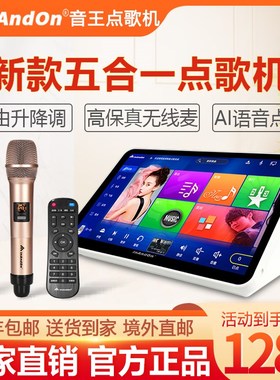 InAndOn音王点歌机家庭KTV触摸五合一功放混响卡拉OK歌家用一体机