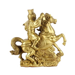 铜马上封侯铜摆件马上有钱家居装饰品办公室铜马上猴封侯拜相铜