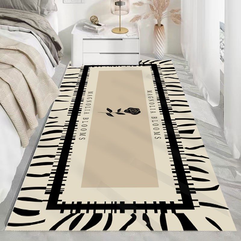 卧室地毯床边毯复古花朵家用少女房间飘窗阳台垫子瑜伽垫长条地垫,居家布艺,地毯,淘宝优惠券,粉丝福利购,淘宝优惠卷